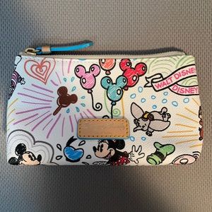 Disney Dooney & Bourke sketch print pouch
